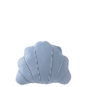 CUSHION SHELL STRIPED POLYESTER BLUE/WHITE