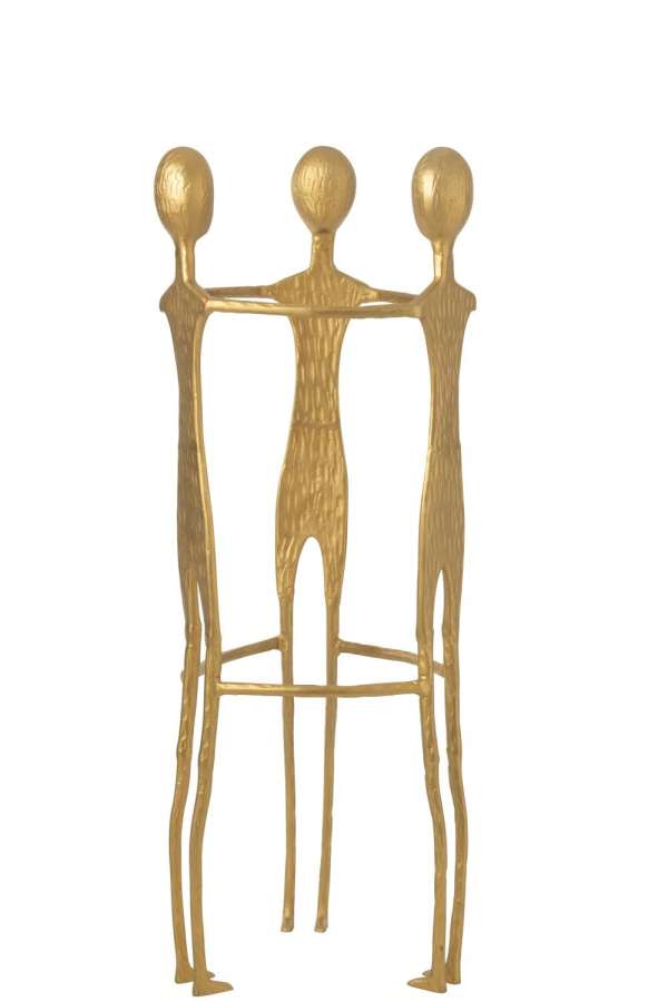 FIGURE 3 MEN ALUMINIUM GOLD COLORED