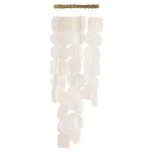 WIND CHIME LISA CAPIZ WHITE