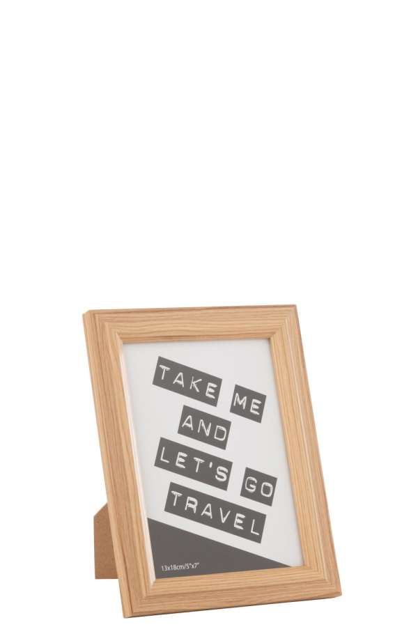 PHOTO FRAME BOB MDF NATURAL MEDIUM