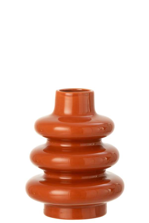 VASE BUOYS SHINY PORCELAIN TERRACOTTA LARGE