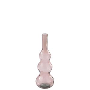 FLOOR VASE  GLASS SALMON PINK