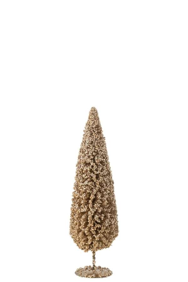 CHRISTMAS TREE PET CHAMPAGNE COLORED SMALL