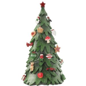 XMAS TREE ORNAMENTS RESIN MIX LARGE