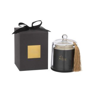 SCENTED CANDLE BELL REVES BLACK LARGE-45HOURS