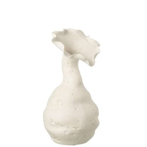 VASE HELIX CERAMIC WHITE LARGE