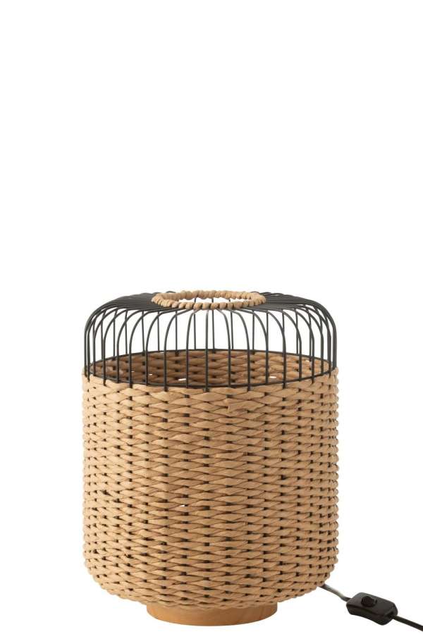 TABLE LAMP METAL NATURAL