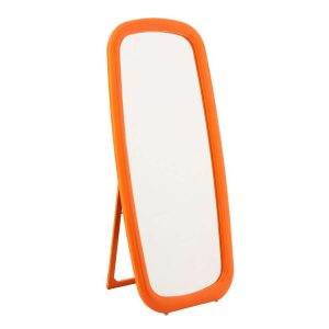 WALL MIRROR RECTANGLE MDF/PAINT ORANGE