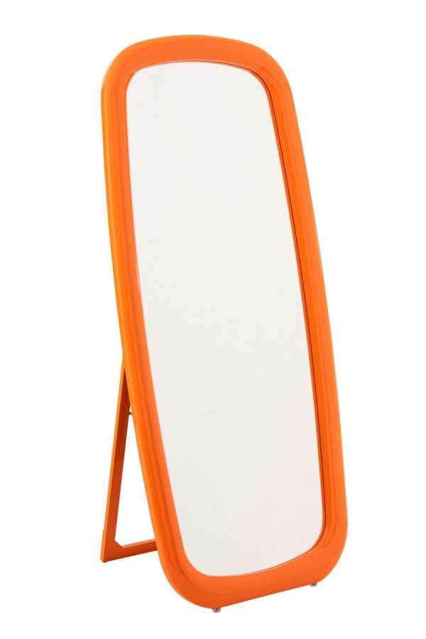 WALL MIRROR RECTANGLE MDF/PAINT ORANGE
