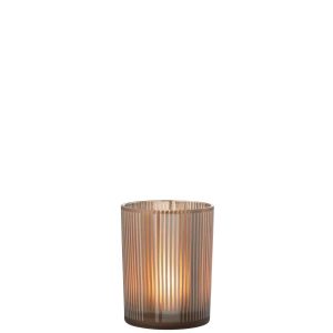 HURRICANE STRIPES GLASS MAT BROWN/WHITE MEDIUM