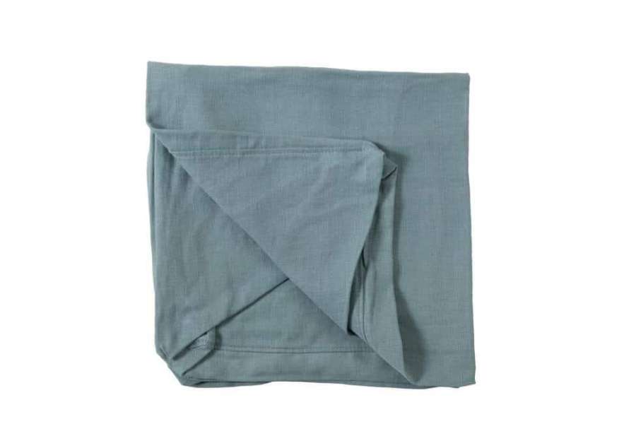 COVER SEAT+11 CUSHIONS BEACH LINEN JEANS BLUE