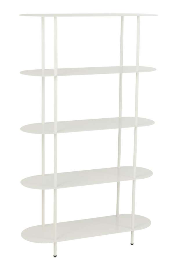 RACK OVAL IRON WHITE