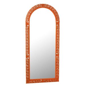 MIRROR CARVED MUMBAI MANGO WOOD MIX