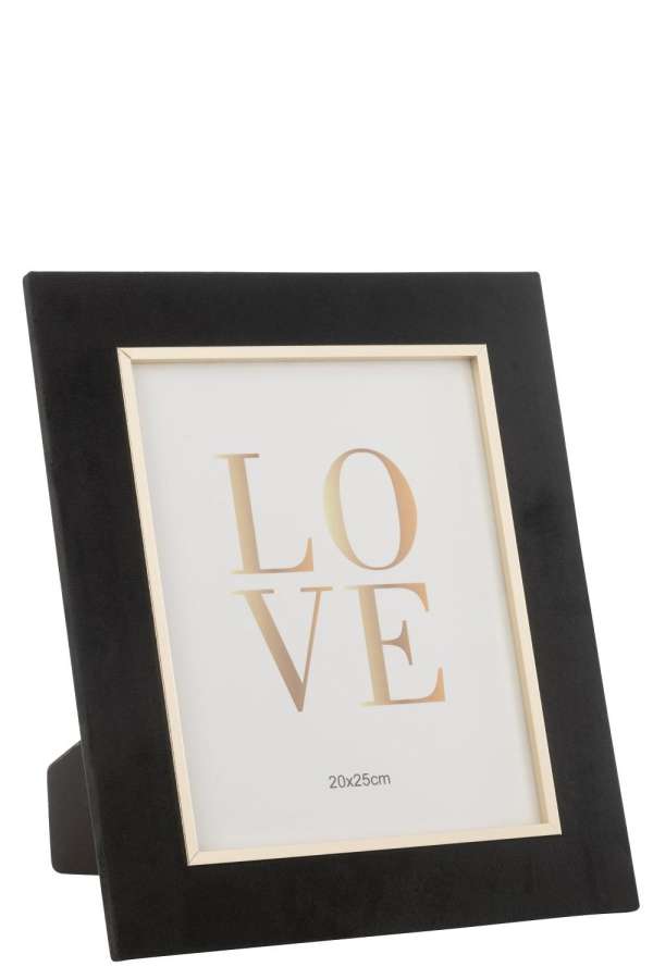 PHOTO FRAME DITA VELVET BLACK LARGE