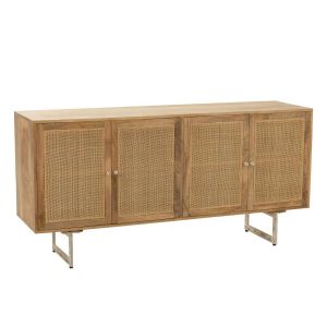 SIDEBOARD RATTAN MANGO WOOD NATURAL