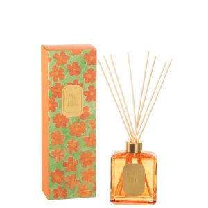 SCENTED OIL FLOWERS ORANGE/GREEN