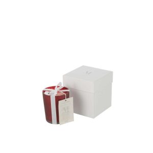 SCENTED CANDLE M-CHIC GLASS RED SMALL-48H