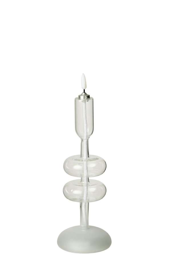 LED CANDLE GLASS TRANSPARENT