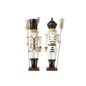 NUTCRACKER POLYRESIN MULTICOLORED LARGE ASSORTMENT OF 2