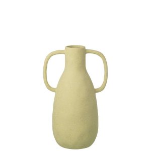 VASE JODI STONEWARE MINT GREEN SMALL