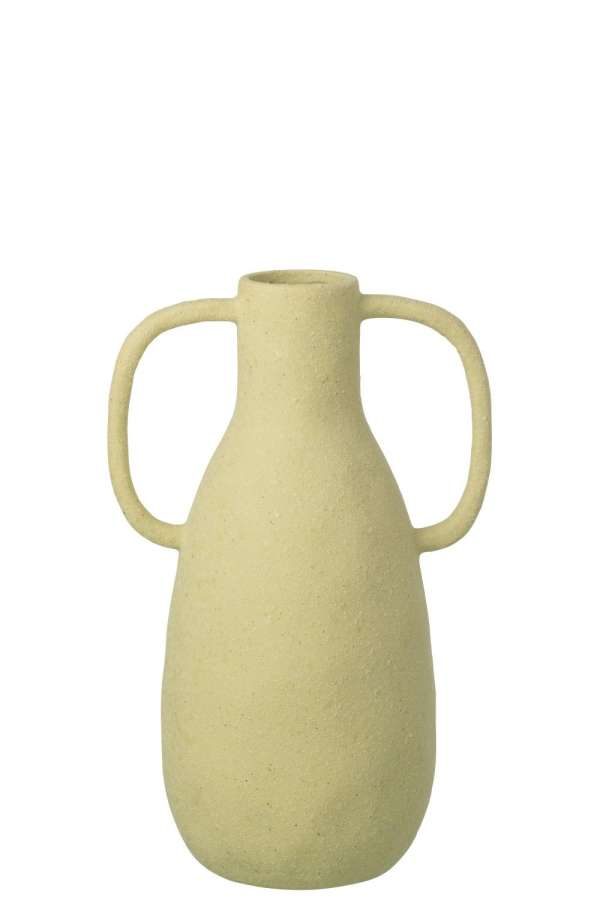 VASE JODI STONEWARE MINT GREEN SMALL