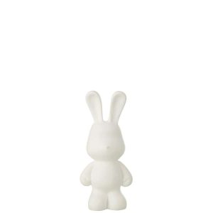 RABBIT EDDY POLYRESIN WHITE SMALL