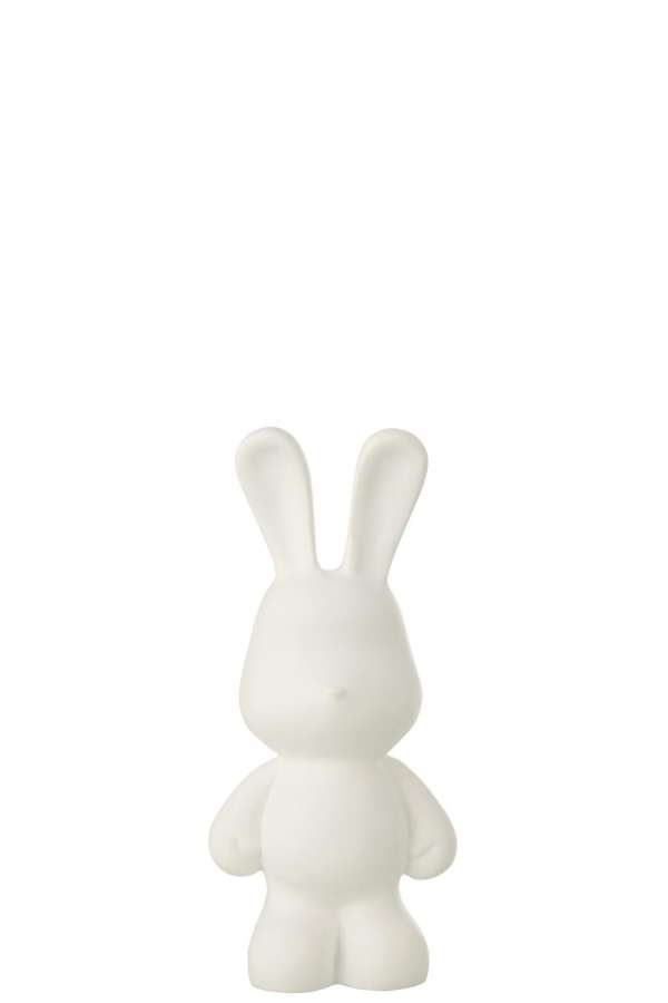 RABBIT EDDY POLYRESIN WHITE SMALL