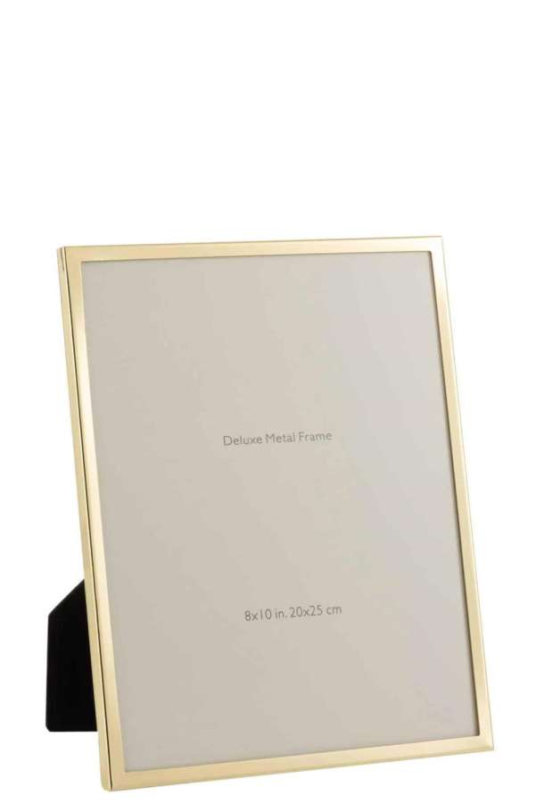 PHOTO FRAME FINE BORDER 20X25 METAL GOLD LARGE