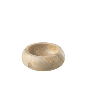 DECORATIVE BOWL MARBLE BEIGE