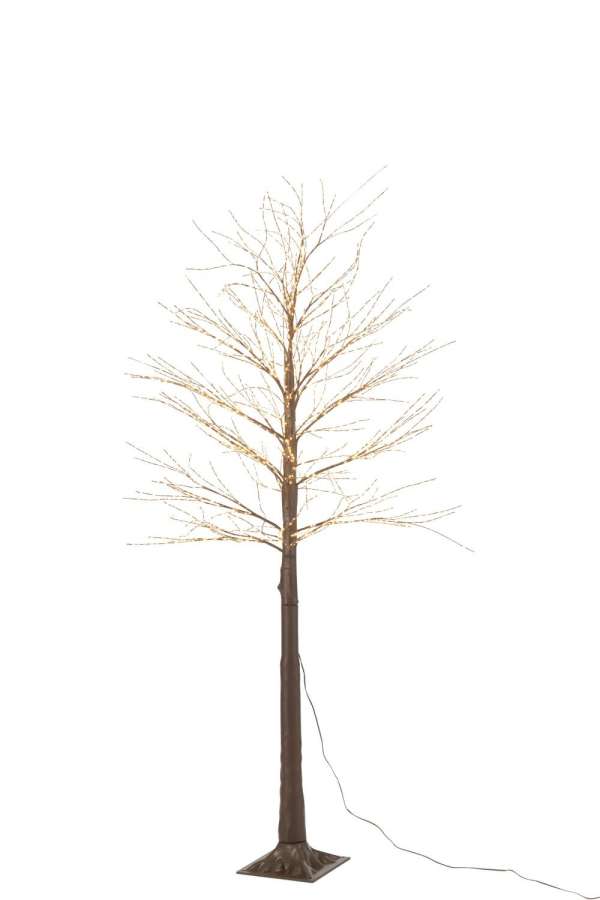 TREE 2000 LED PLASTIC BROWN MEDIUM