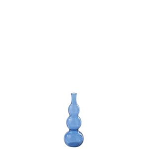 VASE  GLASS BLUE