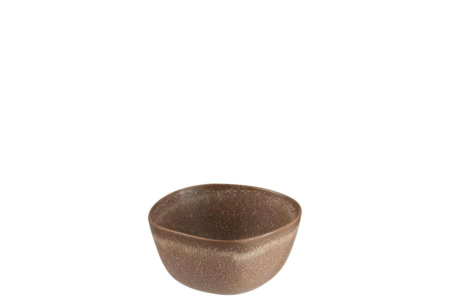 BOWL LOUISE CERAMIC COGNAC SMALL