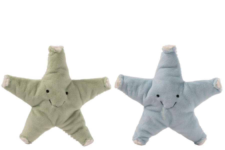STARFISH POLYESTER MINT GREEN/LIGHT BLUE ASSORTMENT OF 2