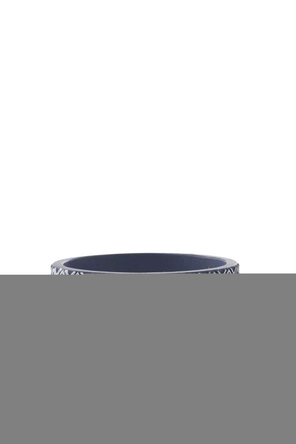 CANDLE TERRACOTTA BLUE/WHITE SMALL