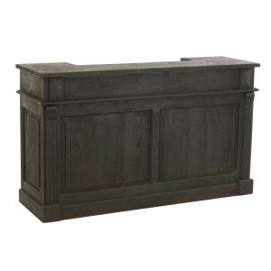 BAR 2 DRAWERS MANGO WOOD BLACK