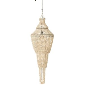 LAMPSHADE DAISY SHELL NATURAL