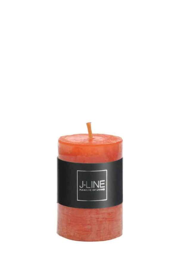 CYL. CANDLE ORANGE S18H