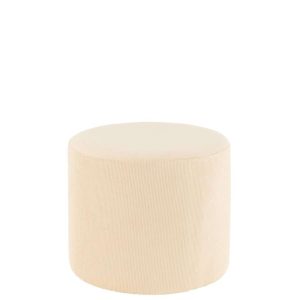 POUF CORDUROY VELVET CREME