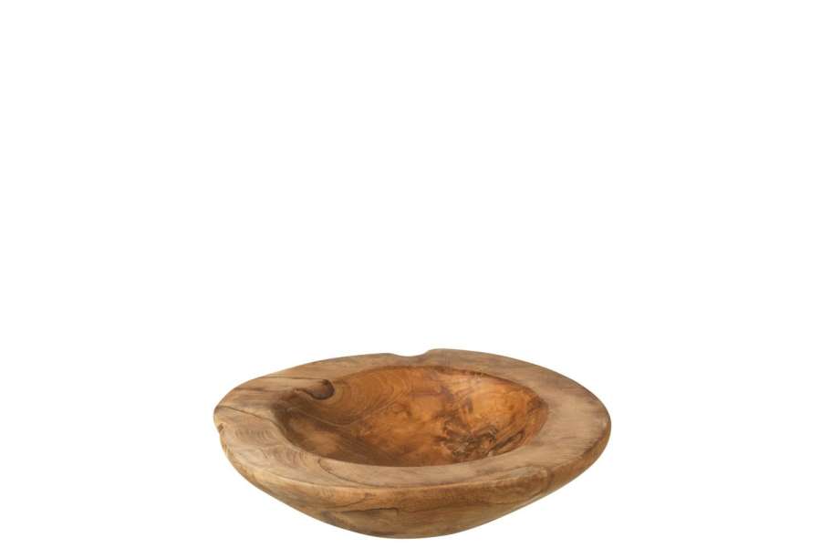 DECORATIVE DISH IGOR TEAK WOOD NATURAL SMALL