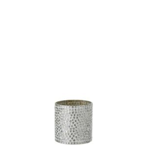 HURRICANE MOSAIC GLASS WHITE/SILVER SMALL