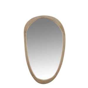 MIRROR IRREGULAR MANGO WOOD LARGE