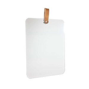 Speil M/Brun Hank Firkantet 38X28Cm