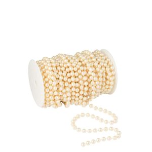 GARLAND ROLL 20M LARGE BEADS PS ECRU