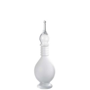 VASE+CAP PHIAL DECO JOE GLASS TRANSPARENT MEDIUM
