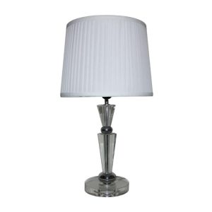 Lampe, bordlampe, stuelampem/ skjerm i Krystall Liten -15X15X37cm