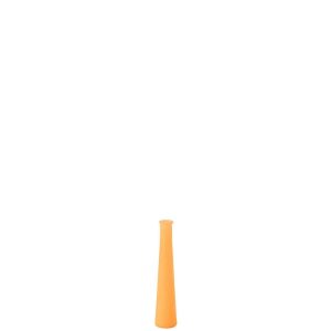 VASE TUBE GLASS NEON ORANGE