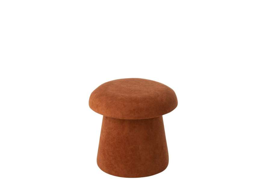 STOOL MUSHROOM MDF TERRACOTTA SMALL