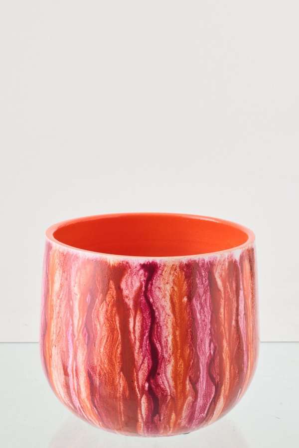 FLOWERPOT CERAMIC MULTI LARGE