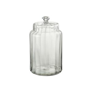 JAR ELIA GLASS TRANSPARENT LARGE