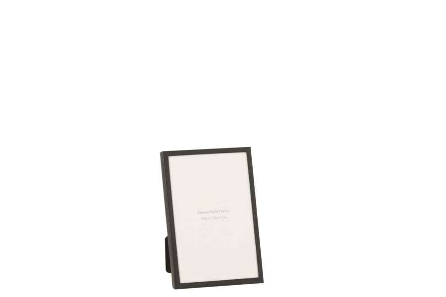 PHOTO FRAME FINE BORDER 10X15 METAL BLACK SMALL